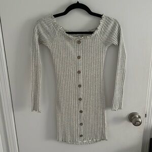 Fashion Nova off the shoulder long sleeve dress